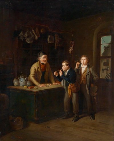 The First Cigar by W. Geisler